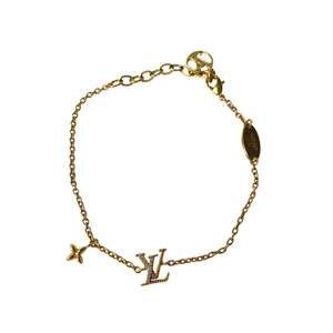 LOUIS VUITTON Gold Charm Bracelet